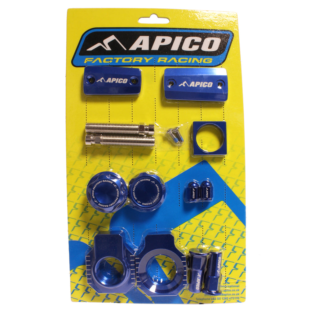 Apico Factory Bling Pack Pack HUSQVARNA TX125 18-21, TE/FE/TPI 150-501 18-21 (Magura BRAKE) Blue