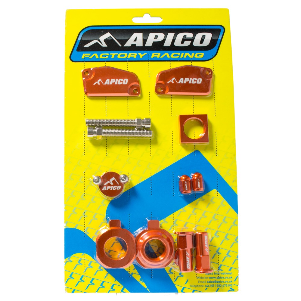 Apico Factory Bling Pack Pack KTM/HQV SX/TC85 15-20, FREE-RIDE 250-350 12-19 Orange