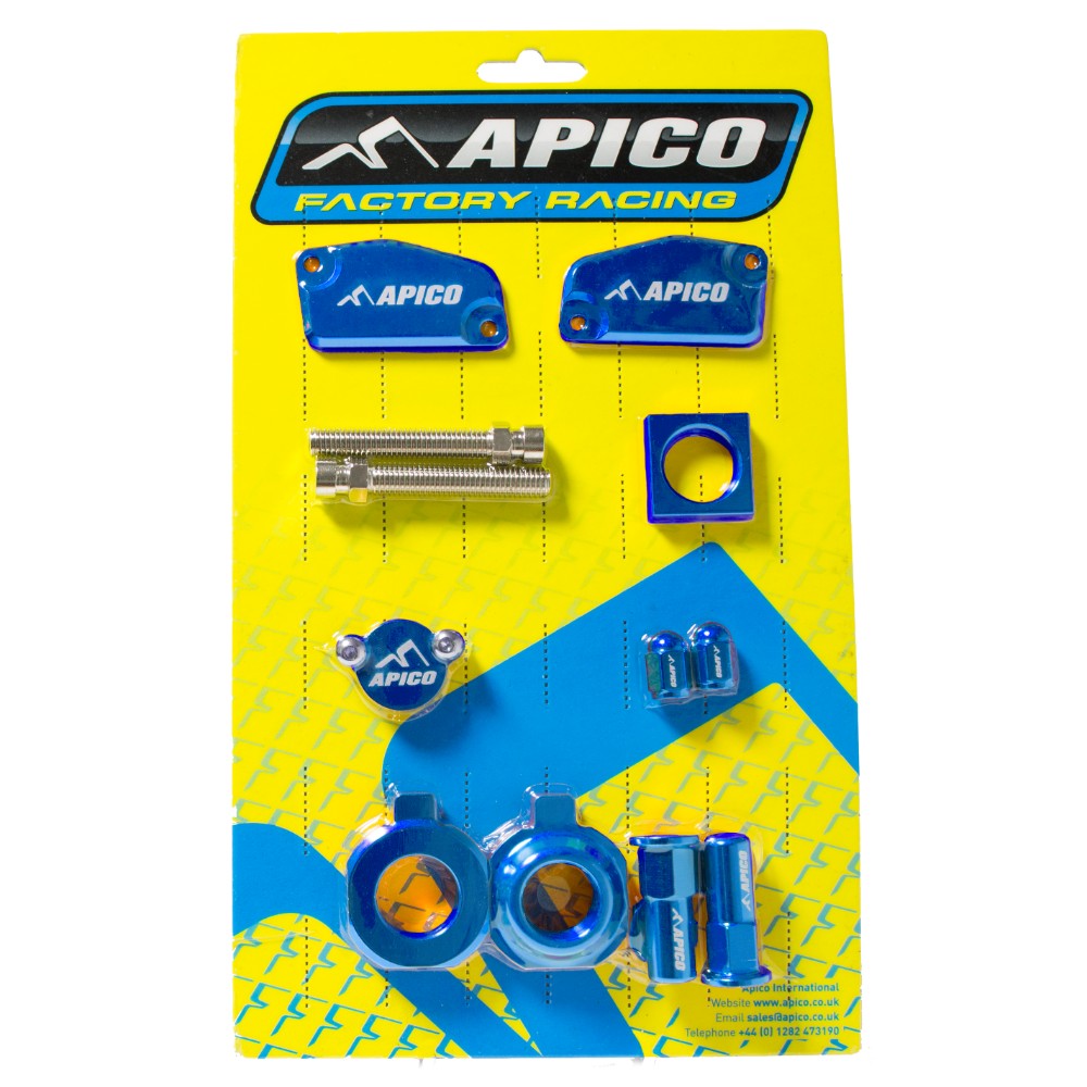 Apico Factory Bling Pack Pack KTM/HQV SX/TC85 15-20, FREE-RIDE 250-350 12-19 Blue