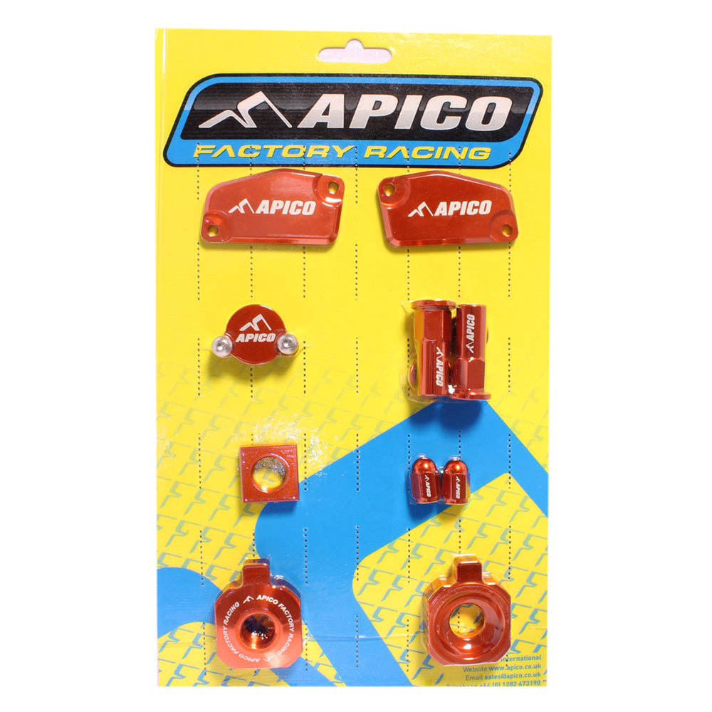 Apico Factory Bling Pack Pack KTM/HQV/GAS SX65 16-22, TC65 17-22, MC65 21-22 Orange