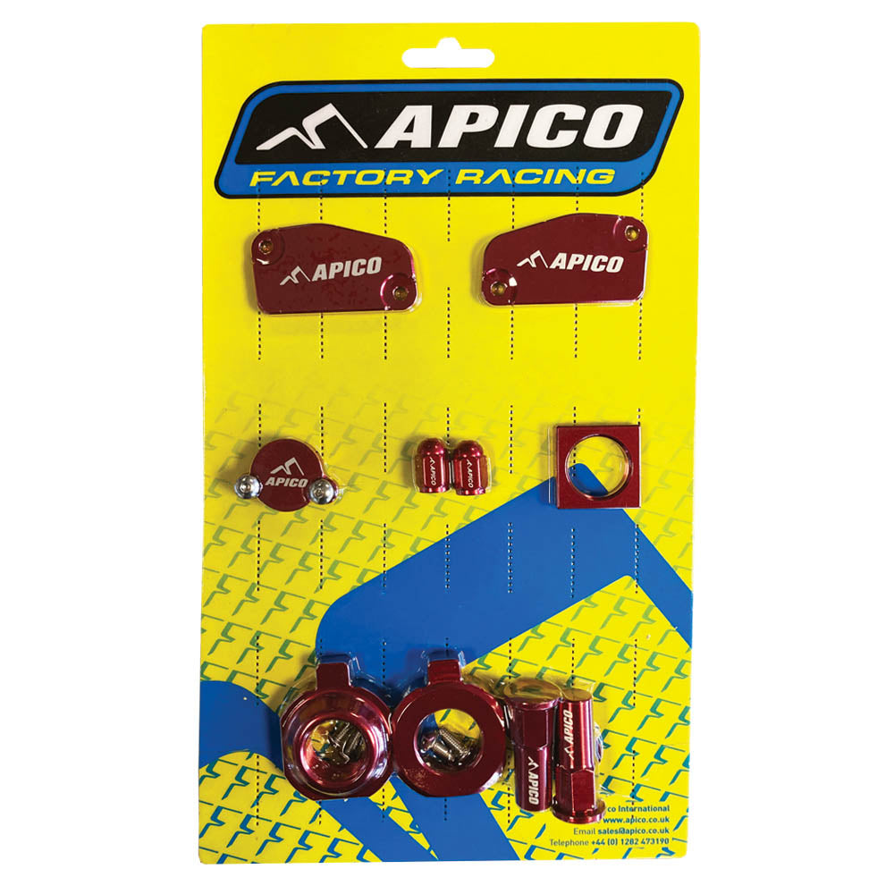 Apico Factory Bling Pack Pack KTM/HQV/GAS SX85 21-24, TC85 21-24, MC85 21-24 Red