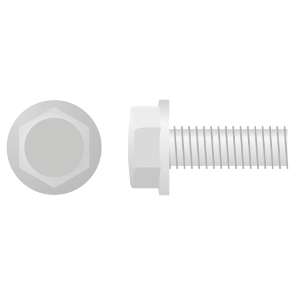 Apico Hex Head Flange Bolt M6X1.0X16 10mm 10pk