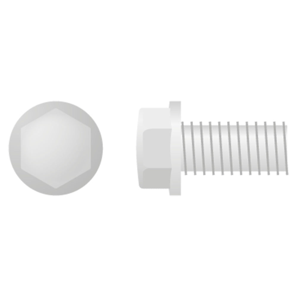 Apico Hex Head Flange Bolt Small M6X1.0X12 8mm 10pk