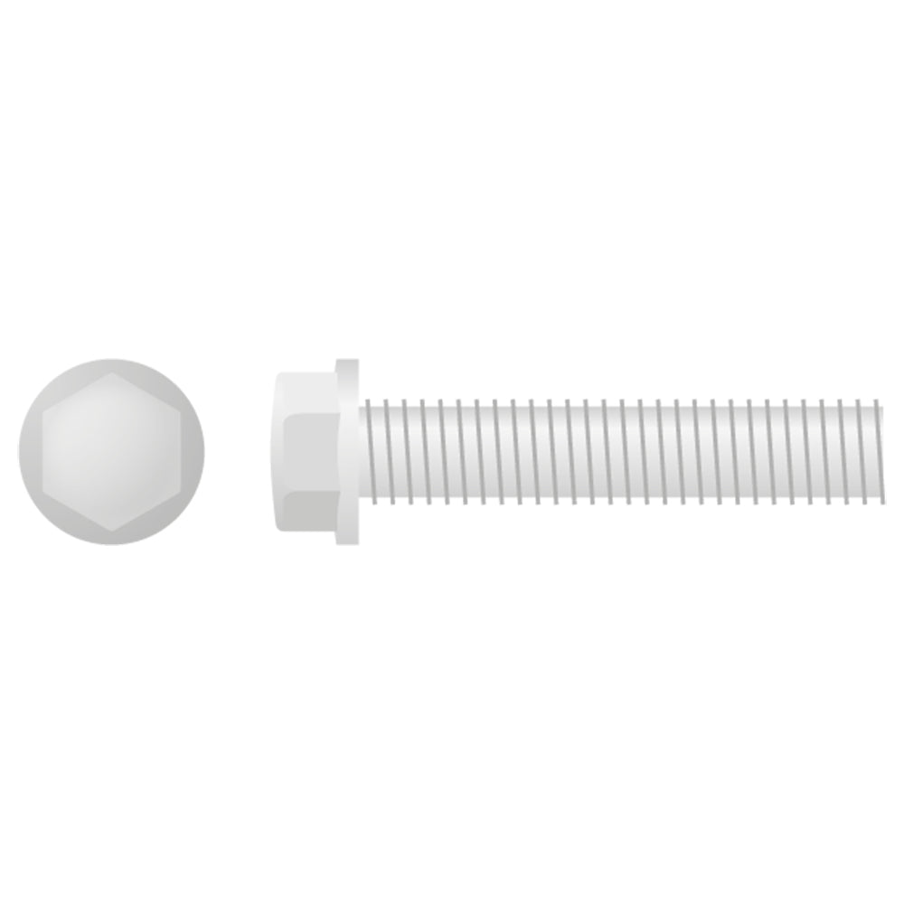 Apico Hex Head Flange Bolt Small M6X1.0X30 8mm 10pk