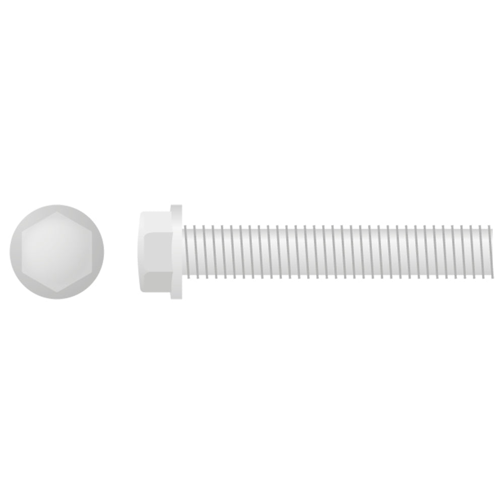 Apico Hex Head Flange Bolt Small M6X1.0X35 8mm 10pk