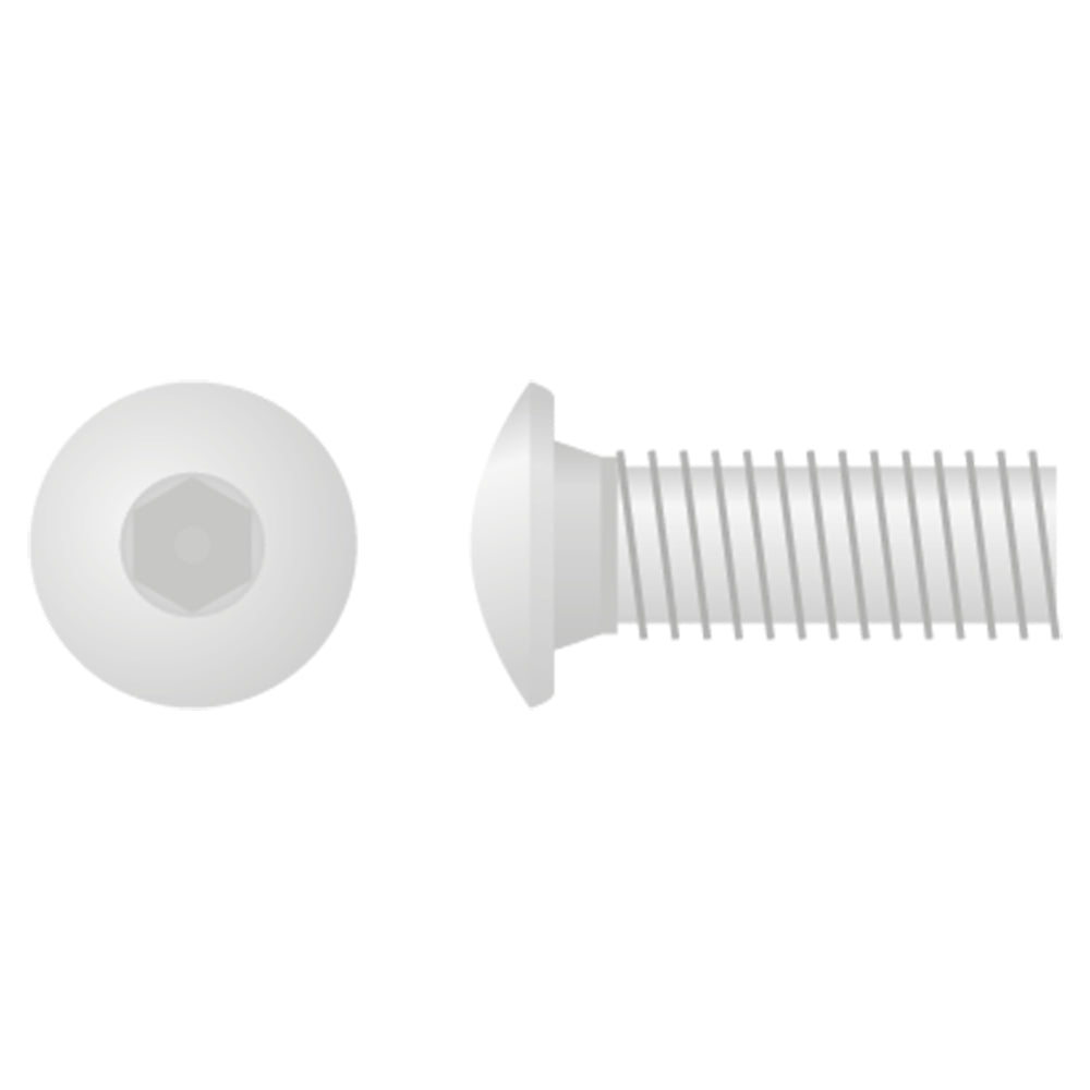 Apico Button Head Allen Bolt M6X1.0X16 10mm 10pk