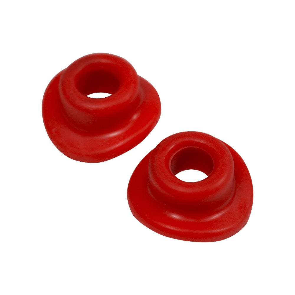 Apico Valve Cap Seals Silicone 2pk Red