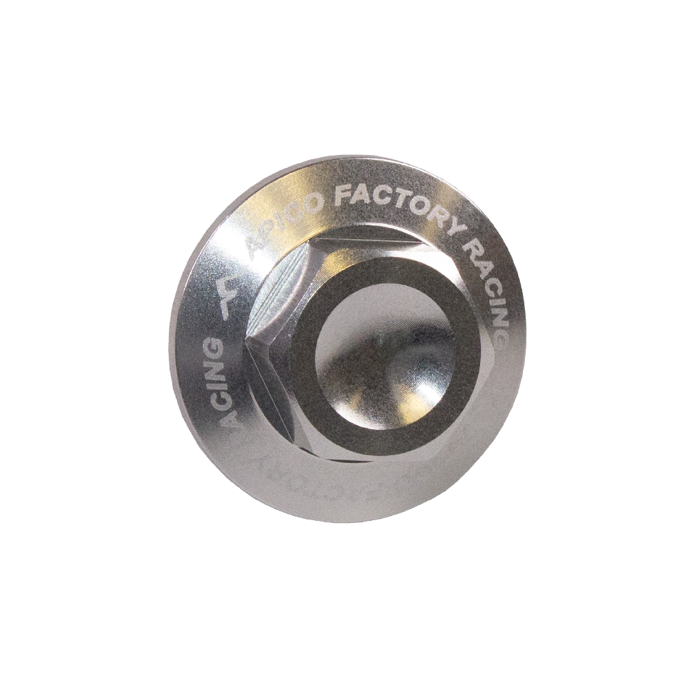 Apico Axle Nut Front M20 X 1.5 KTM/HQV/GAS SX/SX-F/TC/FC/MC 15-23, EXC/EXC-F/TE/FE/EC125-701 16-23 Silver