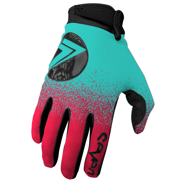 Seven MX 24.1 YOUTH Annex 7 Dot Glove Flo Red/Blue