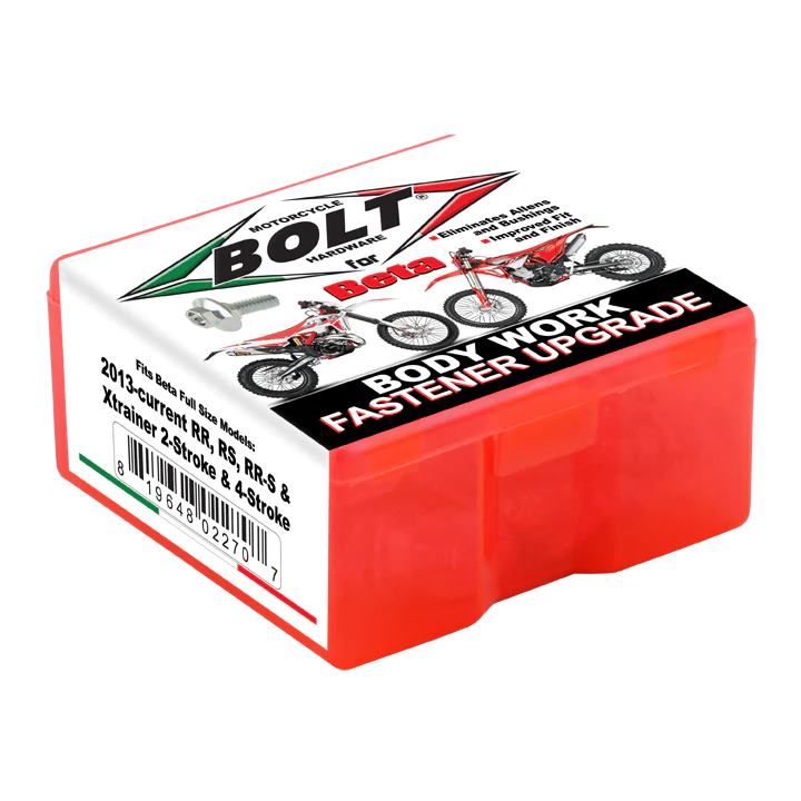 Bolt Plastic Fastener Kit BETA 125-300RR 13-23, 350-500RR 13-23