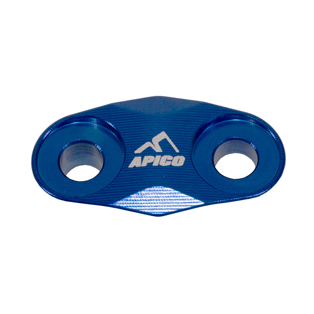 Apico Brake Hose Clamp KTM/HQV/GAS SX/TC/MC 50-65 19-23 Blue