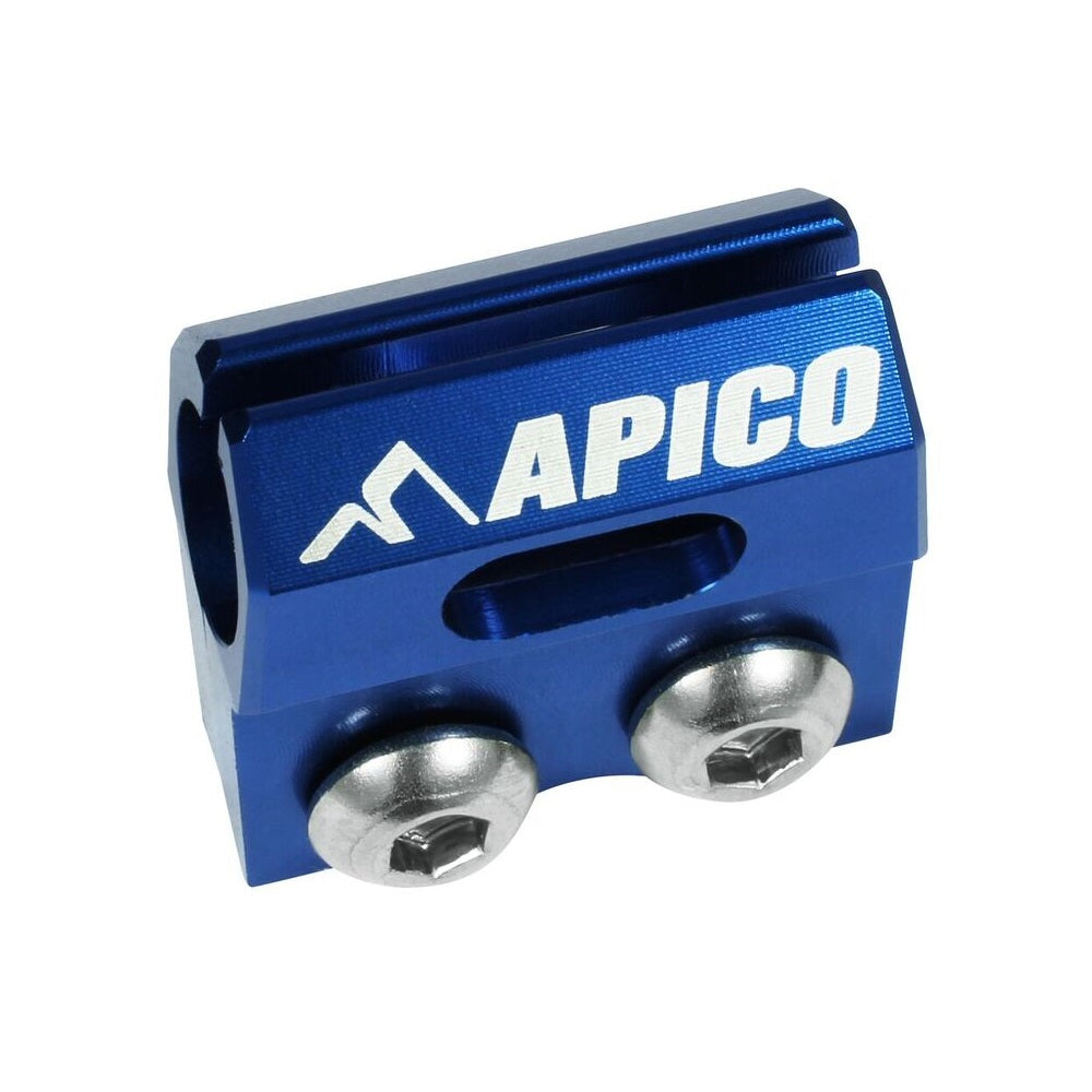 Apico Brake Hose Clamp YAMAHA YZ125-250 05-08, YZ250F-450F 05-08, WR250F-450F 05-19, WR250R/X 07-11 Blue