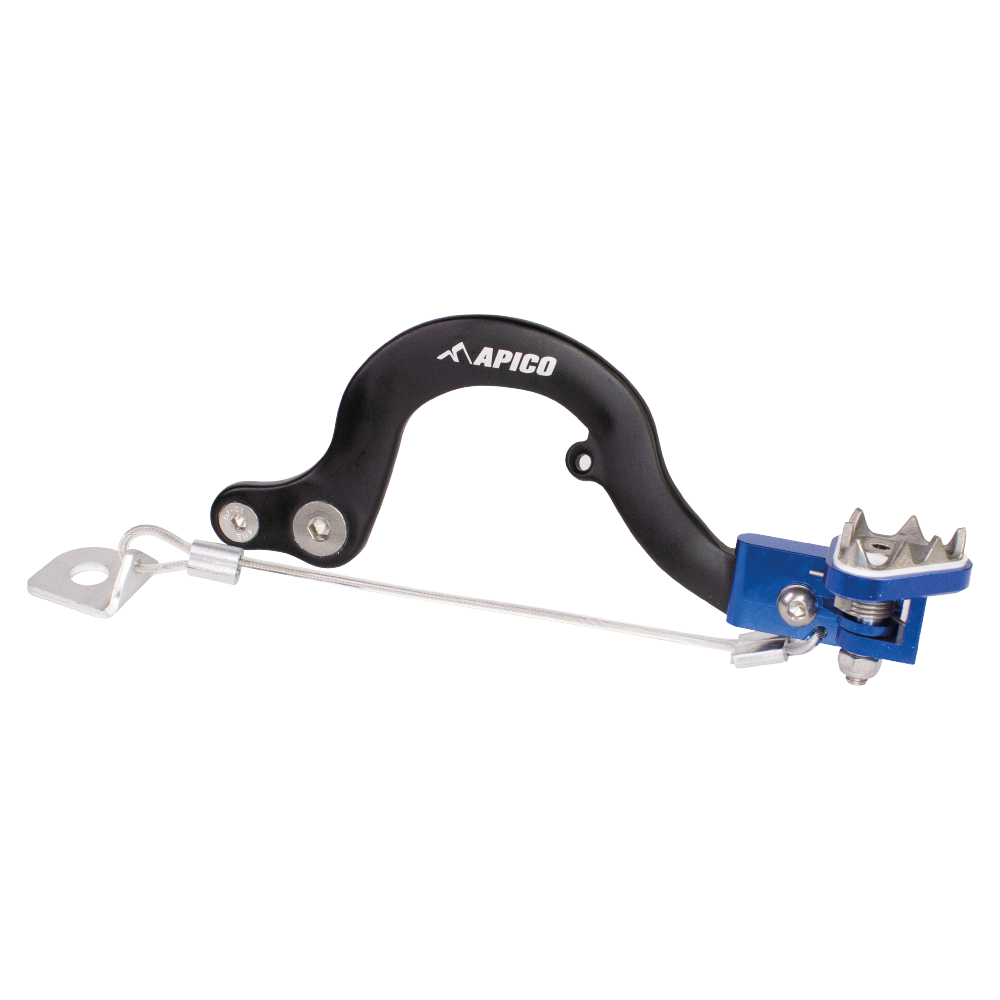Apico Brake Pedal KTM/HUSKY/GAS SX/SX-E50 09-23, TC/TC-E50 17-23, MC/MC-E5 21-23 Black/Blue