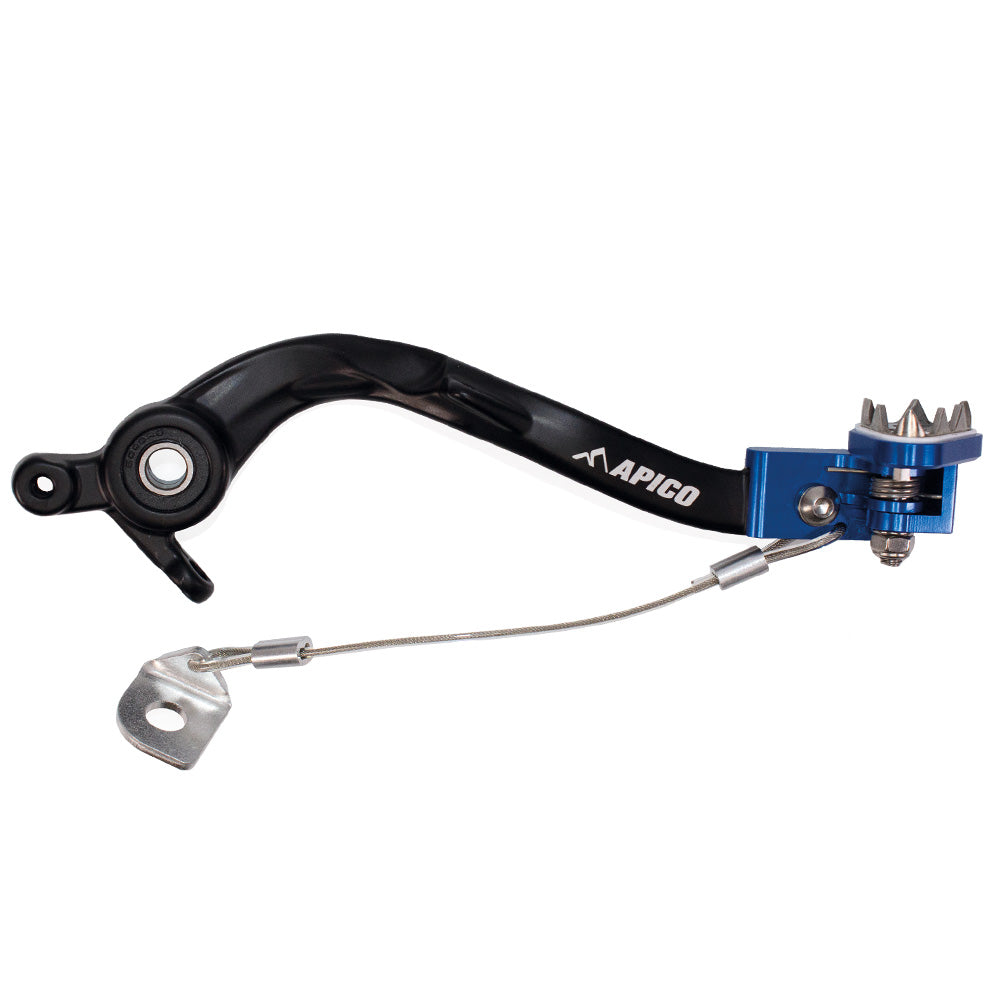 Apico Brake Pedal KTM/HQV/GAS SX/SX-F/TC/FC125-450 23-24, EXC/EXC-F/TE/FE150-501 2024, MC/MC-F/EC/EC-F 2024 Black/Blue