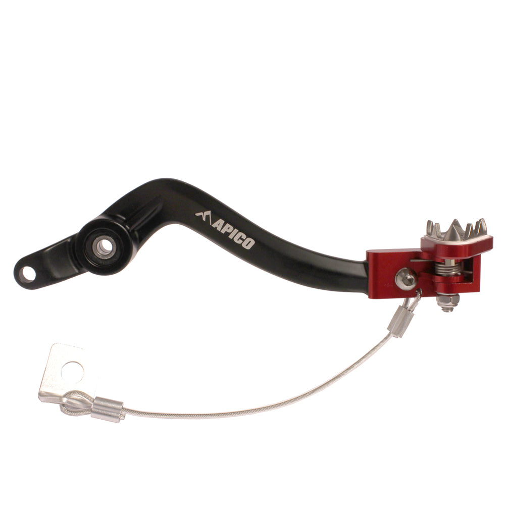 Apico Brake Pedal Forged GasGas ENDURO EC200-300 18-20, XC250-300 18-20 BK/Red