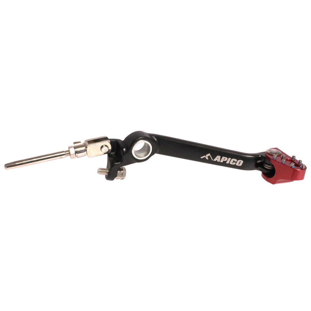 Apico Brake Pedal Trials ELITE BETA REV 80 03-08, EVO 80 09-23 Black/Red