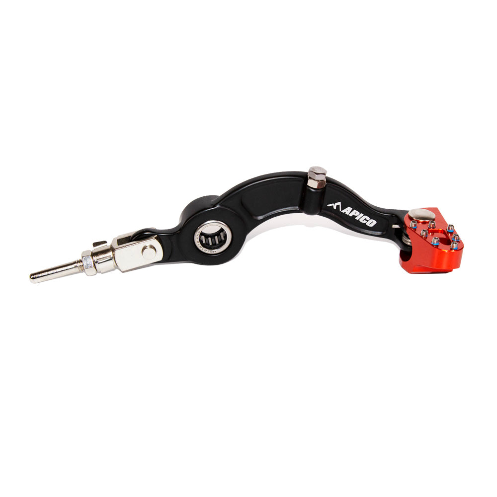 Apico Brake Pedal Trials ELITE SHERCO ST125-300 00-22, SCORPA SC125-300 15-22 Black/Orange