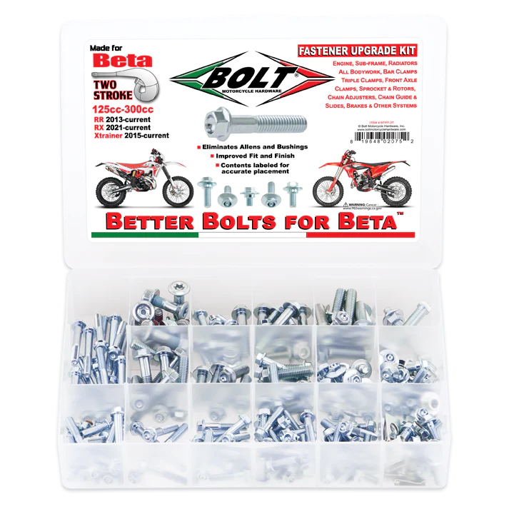 Bolt PRO Pack Fastener Kit BETA 125-300RR, X-TRAINER 250-300 13-23