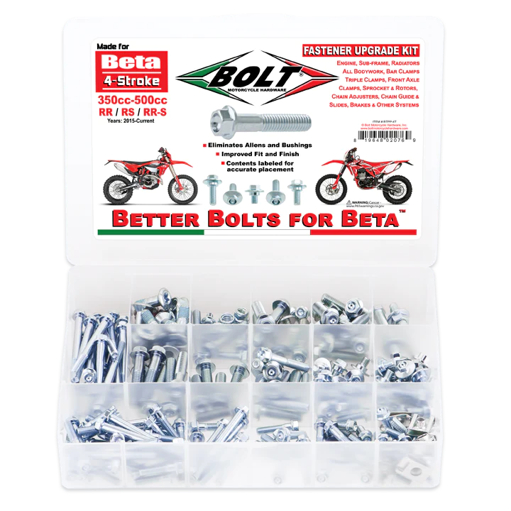 Bolt PRO Pack Fastener Kit BETA 350-500RR 4T 15-23