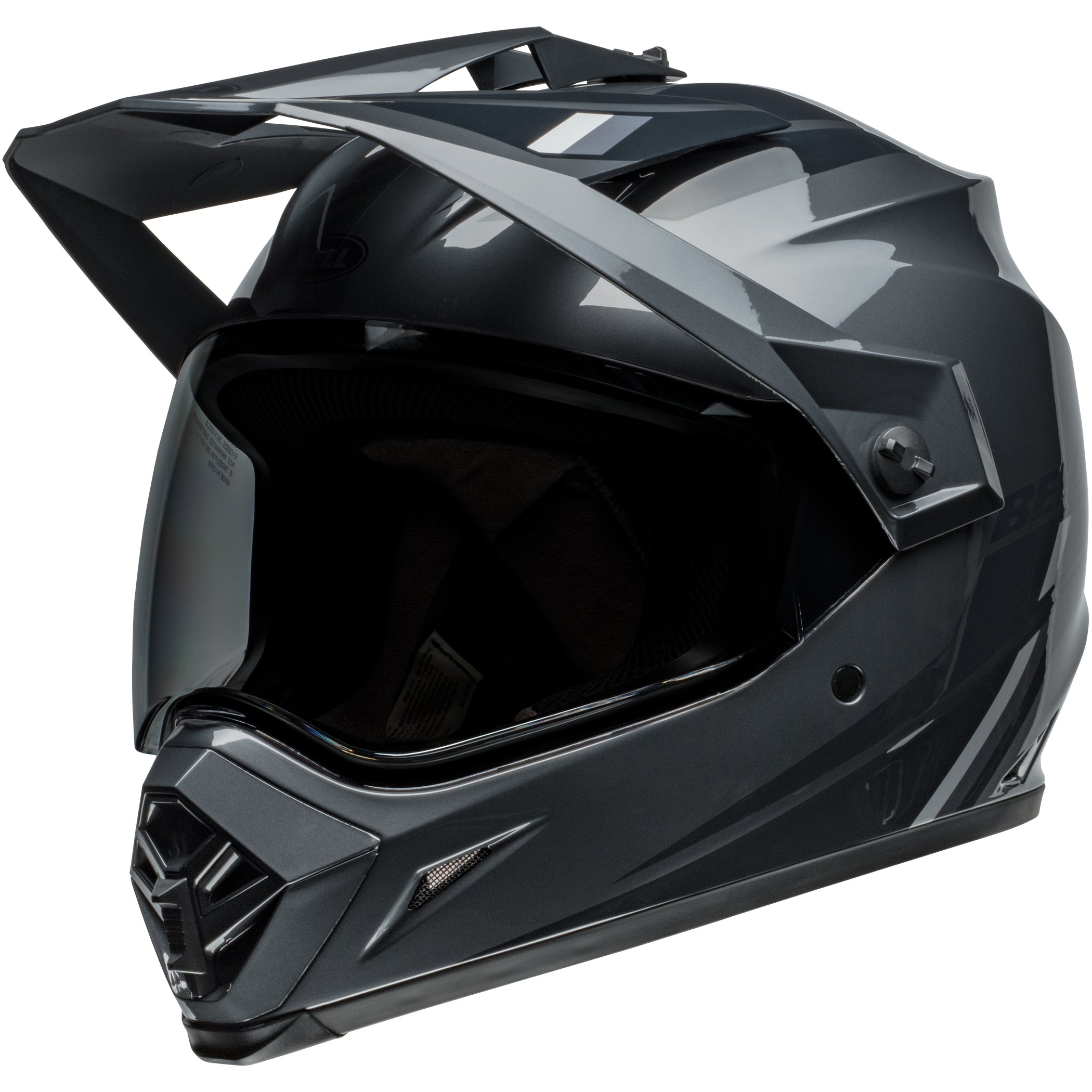 Bell MX-9 Adventure Mips Helmet Alpine Chrome/Silver - Clear Visor