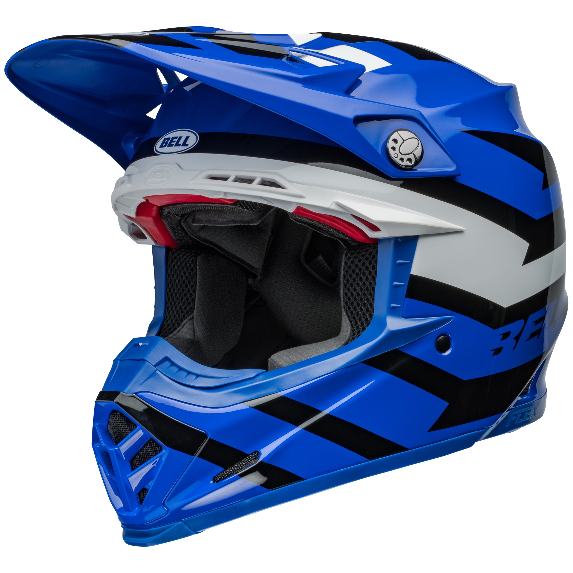 Bell Moto-9S Flex MX Helmet Banshee Blue/White