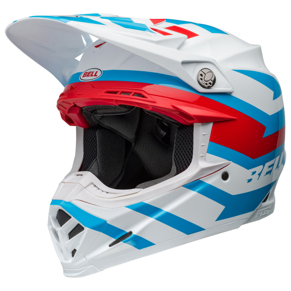 Bell Moto-9S Flex MX Helmet Banshee White/Red