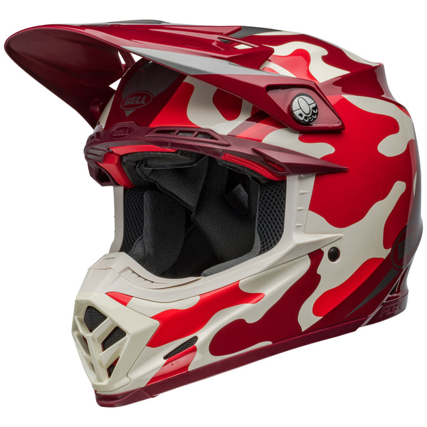 Bell Moto-9S Flex MX Helmet Ferrandis Merchant Red/Silver