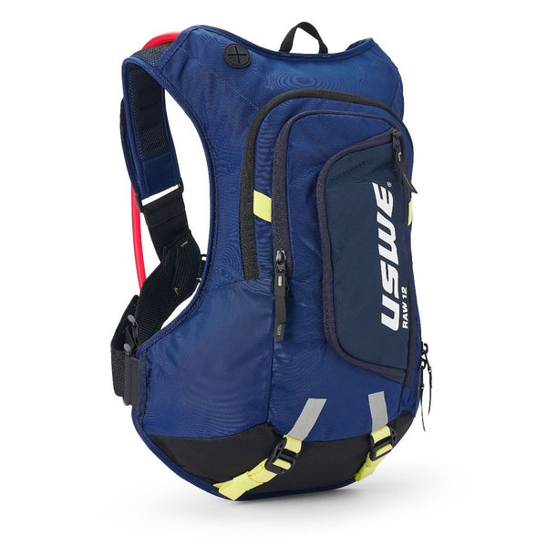 USWE RAW 12 Hydration Backpack Factory Blue – With 3 Litre Bladder