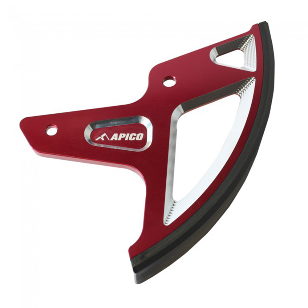 Apico Rear Disc Guard HONDA CR125-250 02-07, CRF250R/X/RX 04-23, CRF450R/X/RX 02-23 Red