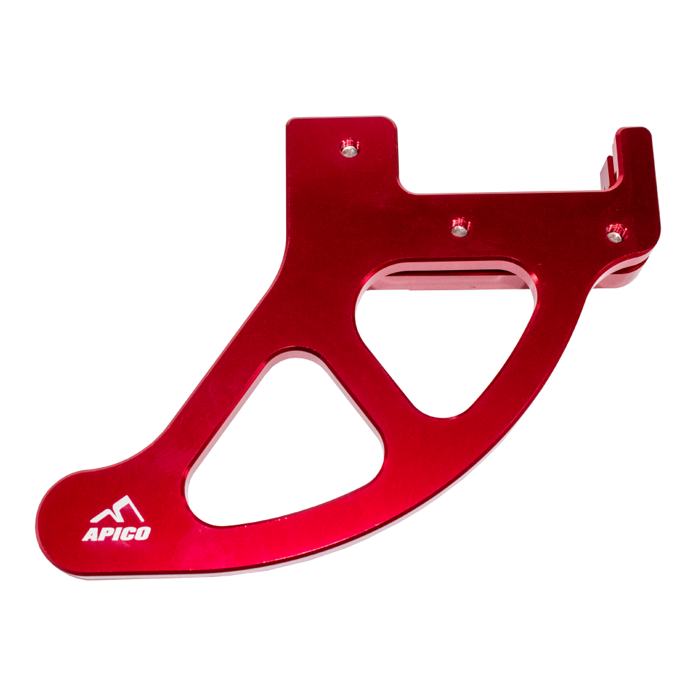 Apico Rear Disc Guard KTM/HQV/GAS/SHE SX/SX-F/FC 04-23, EXC/EXC-F/TC 04-23, TE/FE 11-18, MC/MC-F 21-23 Red Brembo