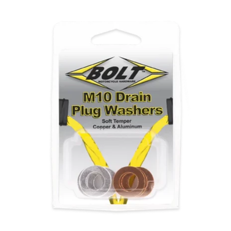 Bolt Drain Plug Washer M10X18 10-PACK