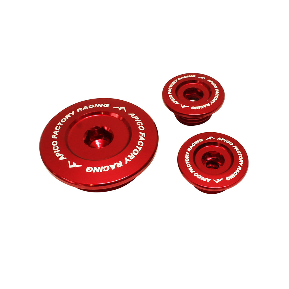 Apico Engine Plug HONDA CRF250R 04-09, CRF250X 04-19 Red