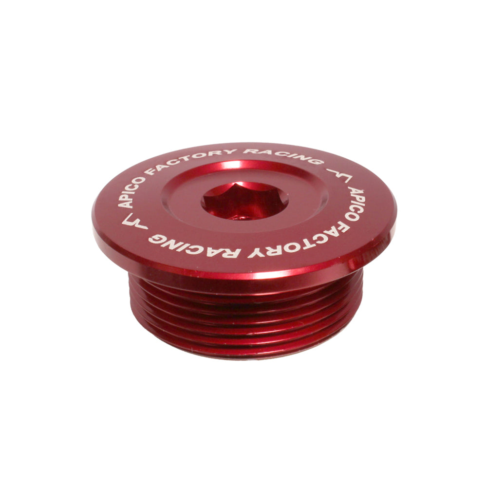 Apico Engine Plug HONDA CRF450R 17-23, CRF450RX 17-23, CRF450X/L/RL 19-23 Red