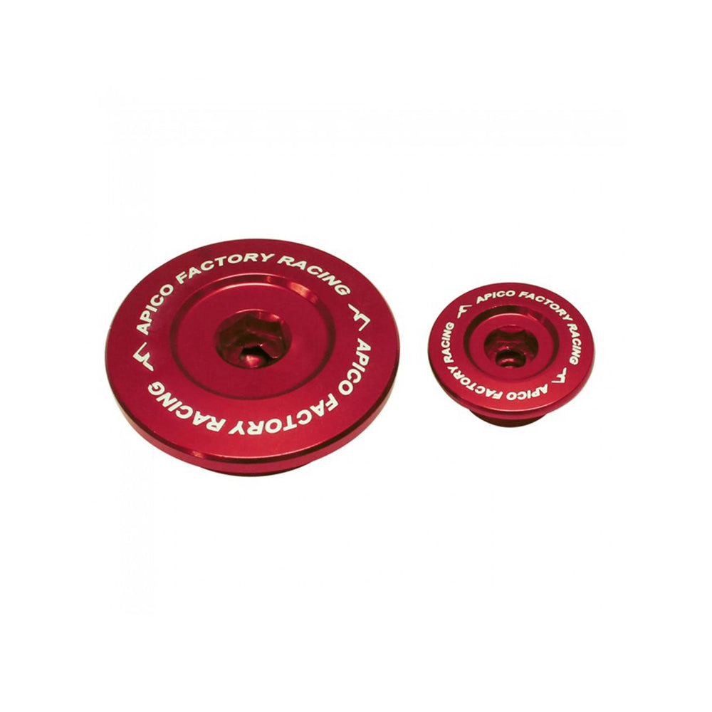 Apico Engine Plug SUZUKI RM-Z250 07-23, RM-Z450 05-23 Red