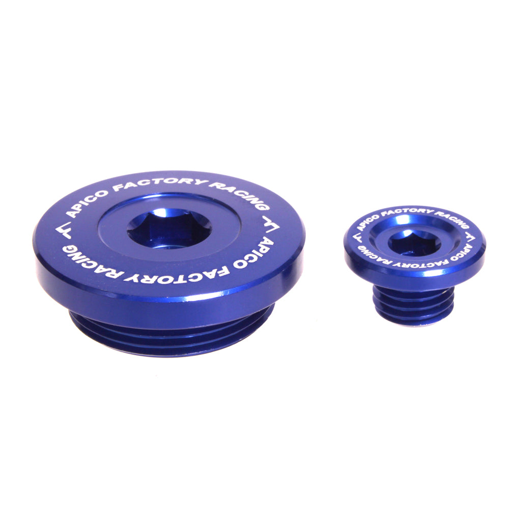 Apico Engine Plug KAWASAKI KX250F 11-23, KX450F 09-23, KX250XC/450XC 21-23 Blue