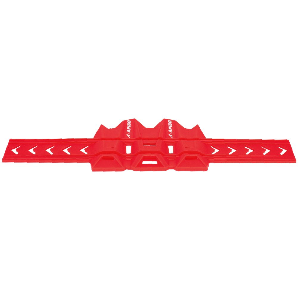 Apico Silicone Exhaust Silencer Protector Red