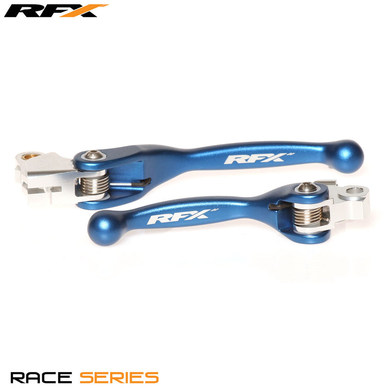 RFX Race Forged Flexible Lever Set (Blue) Yamaha YZ65 18-22 YZ85 15-22
