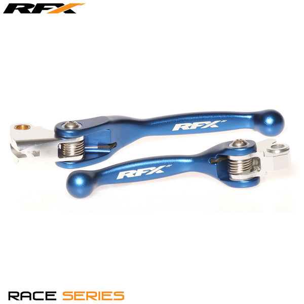 RFX Race Forged Flexible Lever Set (Blue) Yamaha WRF250-450 05-14