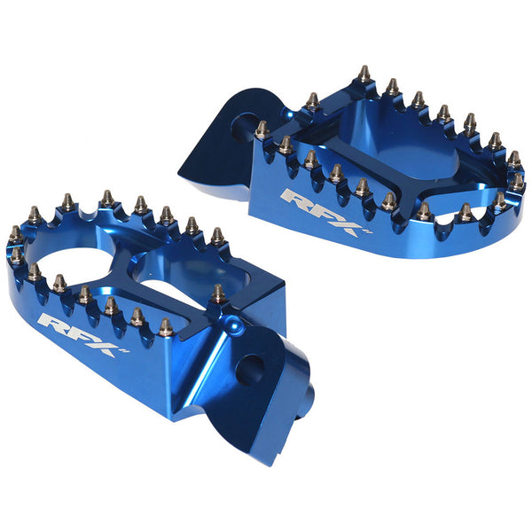 RFX Pro Footrests Blue Yamaha YZ 65 18-22 YZ85 02-22 YZ/YZF 125-450 99-22
