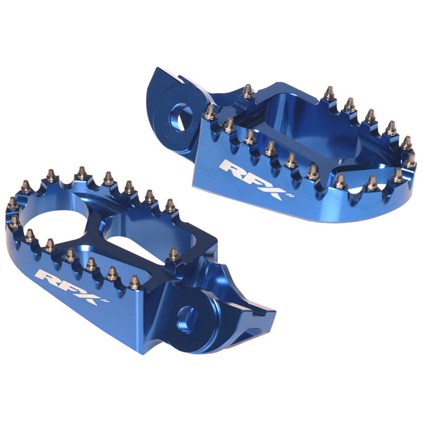 RFX Pro Footrests Blue Husky TC85 18-22 TC125/FC 250/350/450 16-22 Not TE/TE