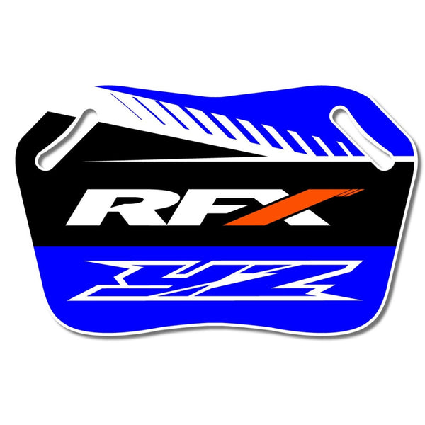 RFX Pro Pit board Yamaha Blue/White - Inc Pen
