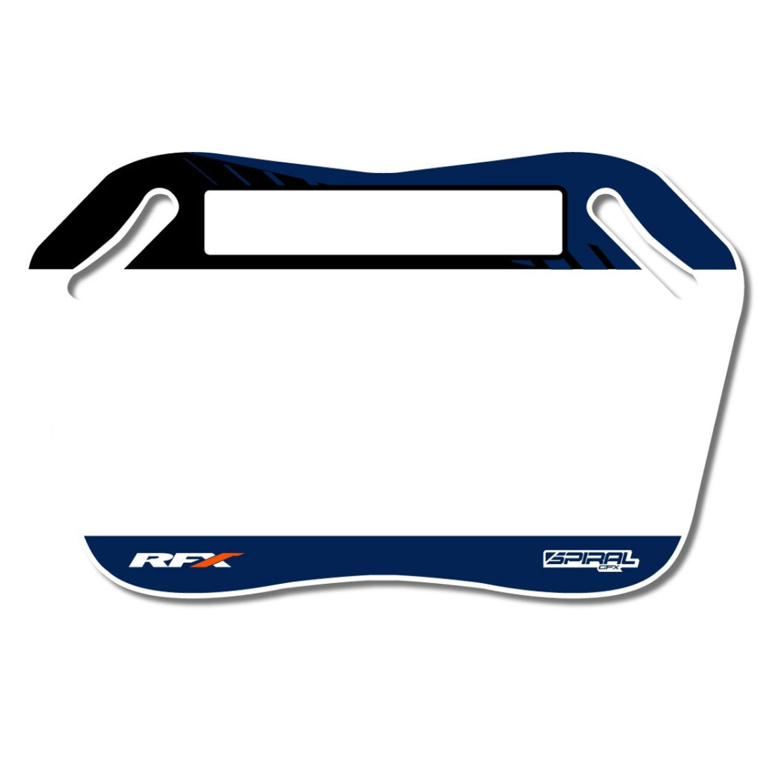 RFX Pro Pit board Husqvarna White/Blue - Inc Pen