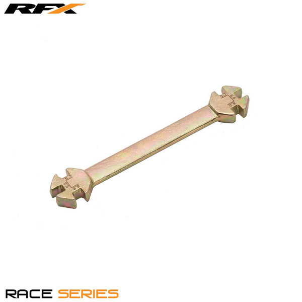 RFX Race Spoke Key Gold Universal 6 in 1 Type Sizes 5.6mm-6.8mm
