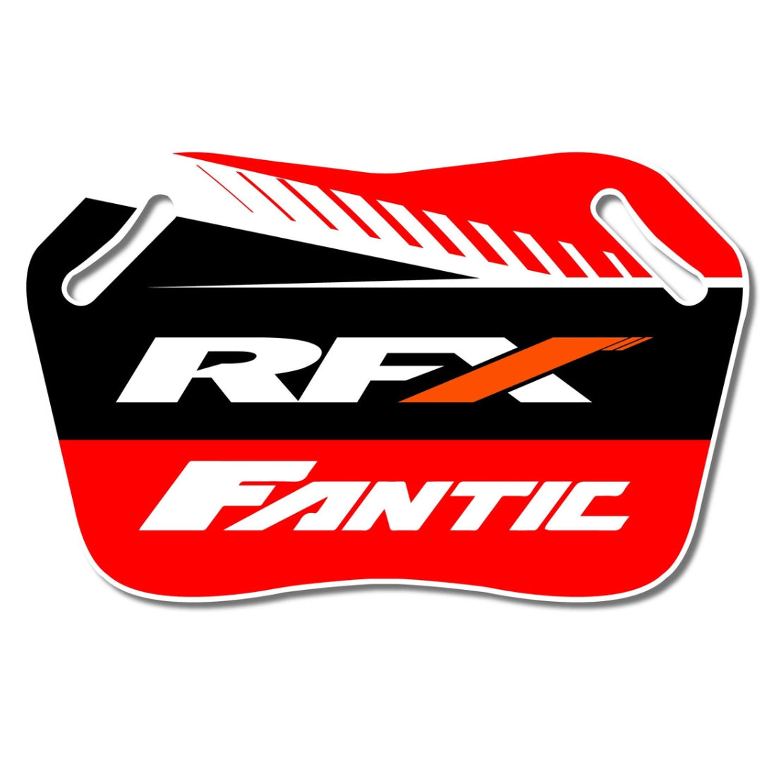 RFX Pro Pit board Fantic White/Red - Inc Pen