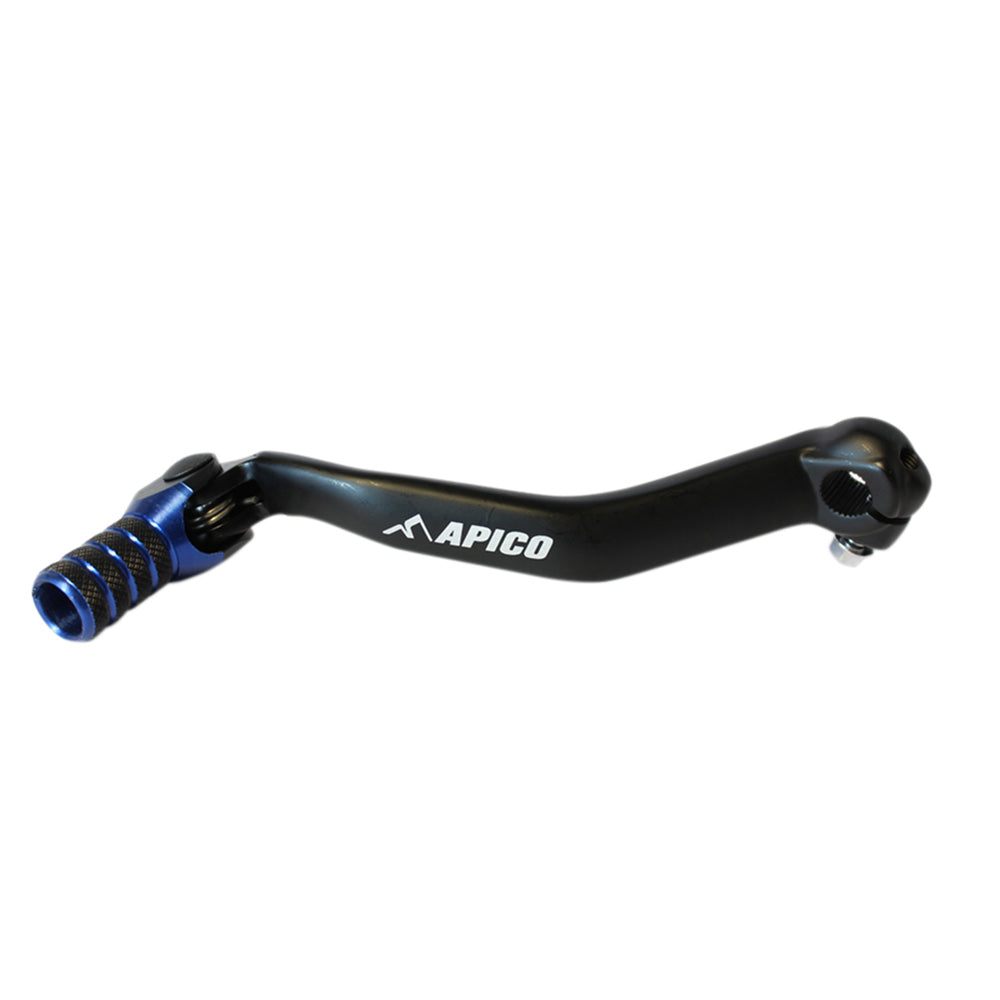 Apico Gear Lever Elite YAMAHA YZ125-250 05-26, YZ125X-250X 16-26 Black/Blue