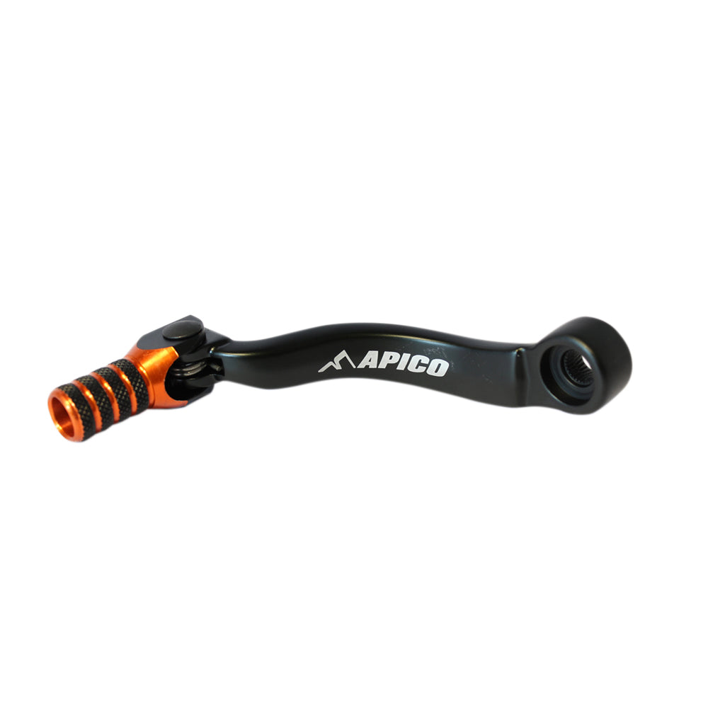 Apico Gear Lever Elite KTM/HQV/GAS SX/TC/MC 85 18-23, SX/TC125 17-22, EXC/TPI/TE/MC125-150 17-23 Black/Orange