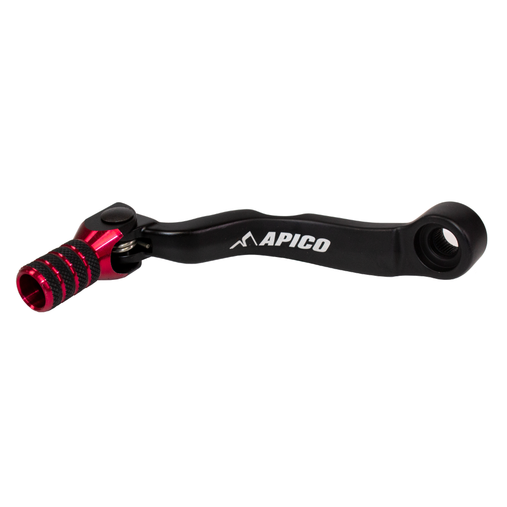 Apico Gear Lever Elite KTM/HQV/GAS SX/TC/MC 85 18-23, SX/TC125 17-22, EXC/TPI/TE/MC125-150 17-23 Black/Red