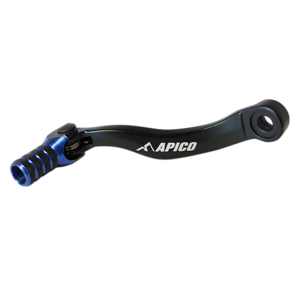 Apico Gear Lever Elite KTM/HQV/GAS SX-F/FC/FX450 16-22, EXC-F/FE450-501 17-23, MC-F/EX-F450 21-23 Black/Blue