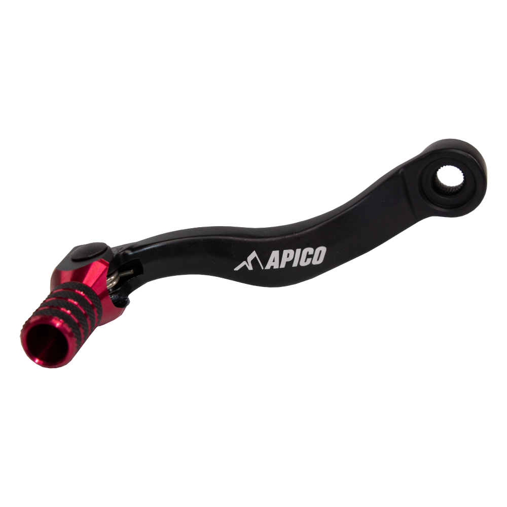 Apico Gear Lever Elite KTM/HQV/GAS SX-F/FC/FX450 16-22, EXC-F/FE450-501 17-23, MC-F/EX-F450 21-23 Black/Red