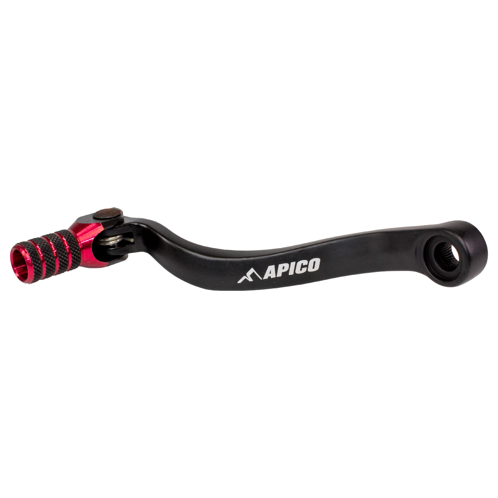 Apico Gear Lever Elite KTM/HQV/GAS SX-F/FC250-350 16-23, SX-F/FC450 2023, EXC-F/FE 250-350 11-23, MC/EC/EX-F250-350 21-23 Black/Red